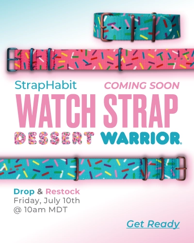 StrapHabit Watch Straps Dessert Warrior - Coming soon!